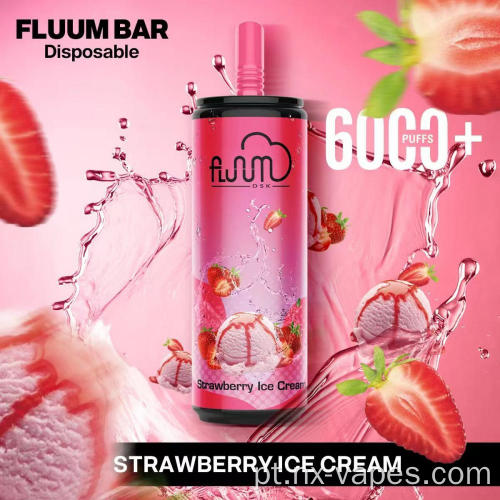 Barra de fluum original 6000 Puffs Vape descartável